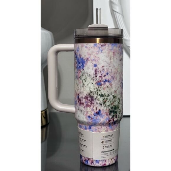 Stanley X CALIA Quencher H2.0 FlowState 30oz Tumbler, OLIVE EDEN - Picture 3 of 5